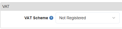 Not Registered Scheme in SellerAmp SAS Settings