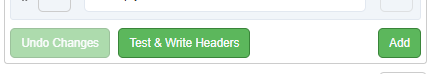 Test and Write Headers button in SAS Google Sheets setup